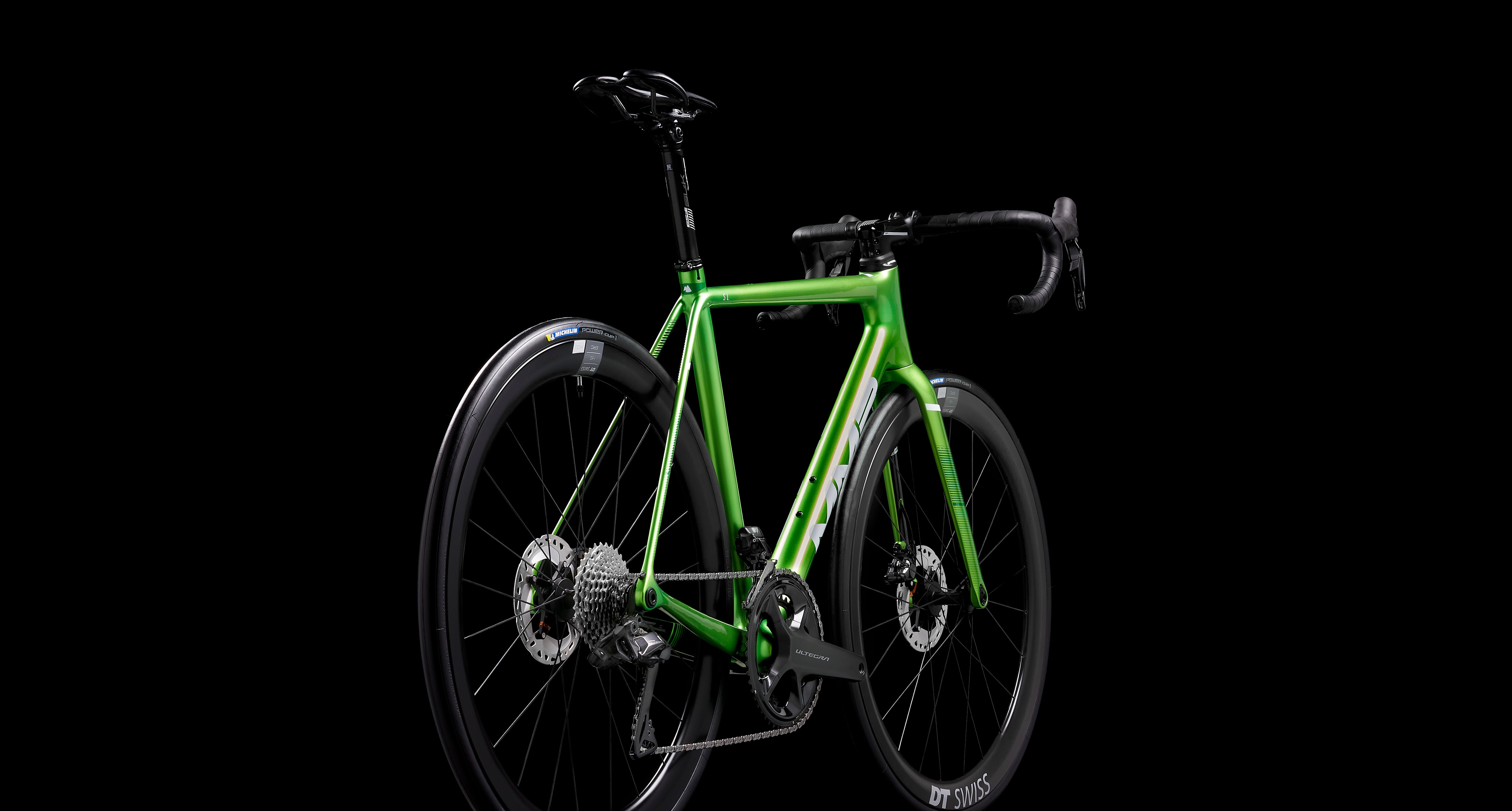 Shimano Ultegra Di2 cockpit og front på Adrenaline SL