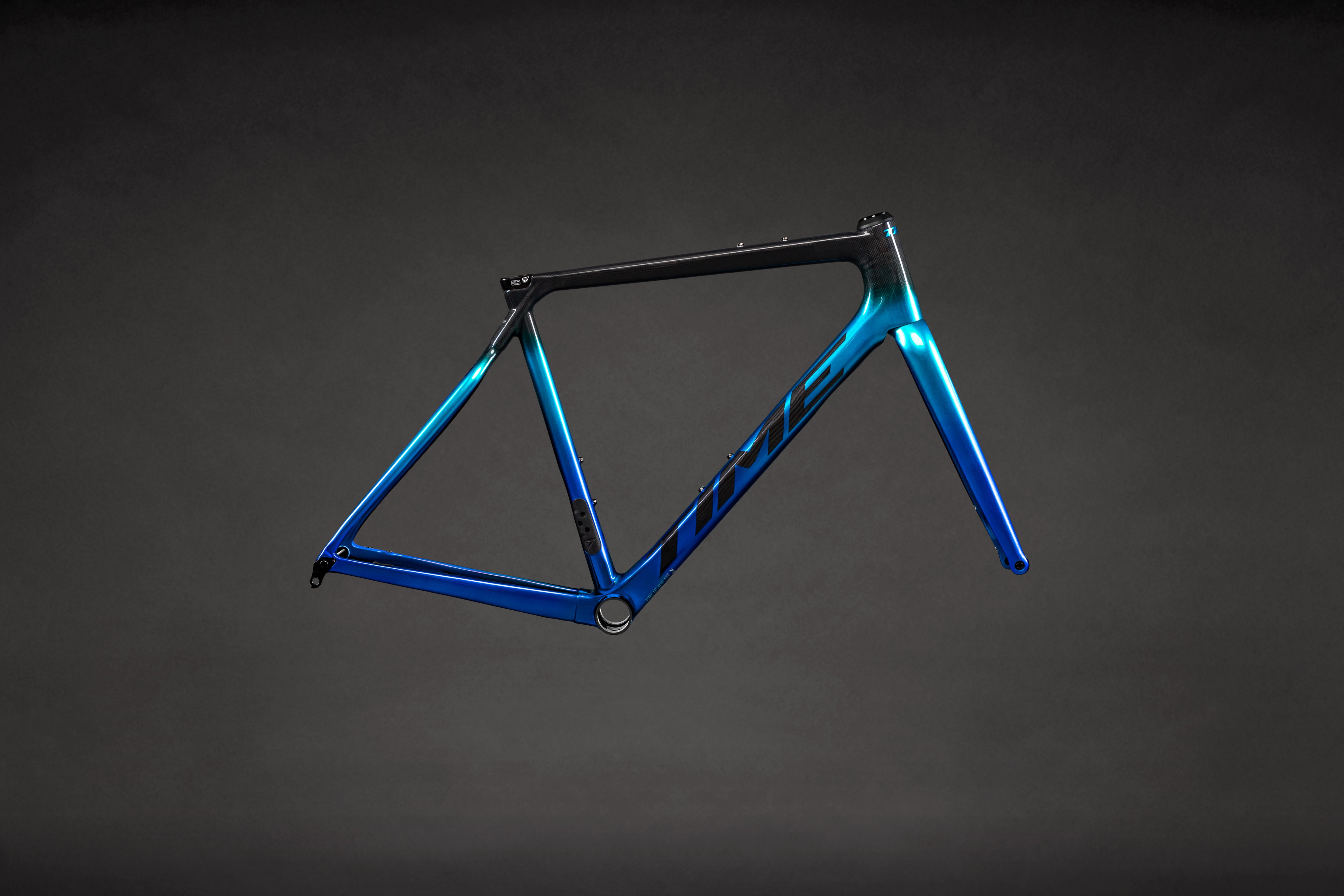 TIME ADHX 45 karbon rammesett Vertical Blue – europeisk produsert allroad og gravel frameset
