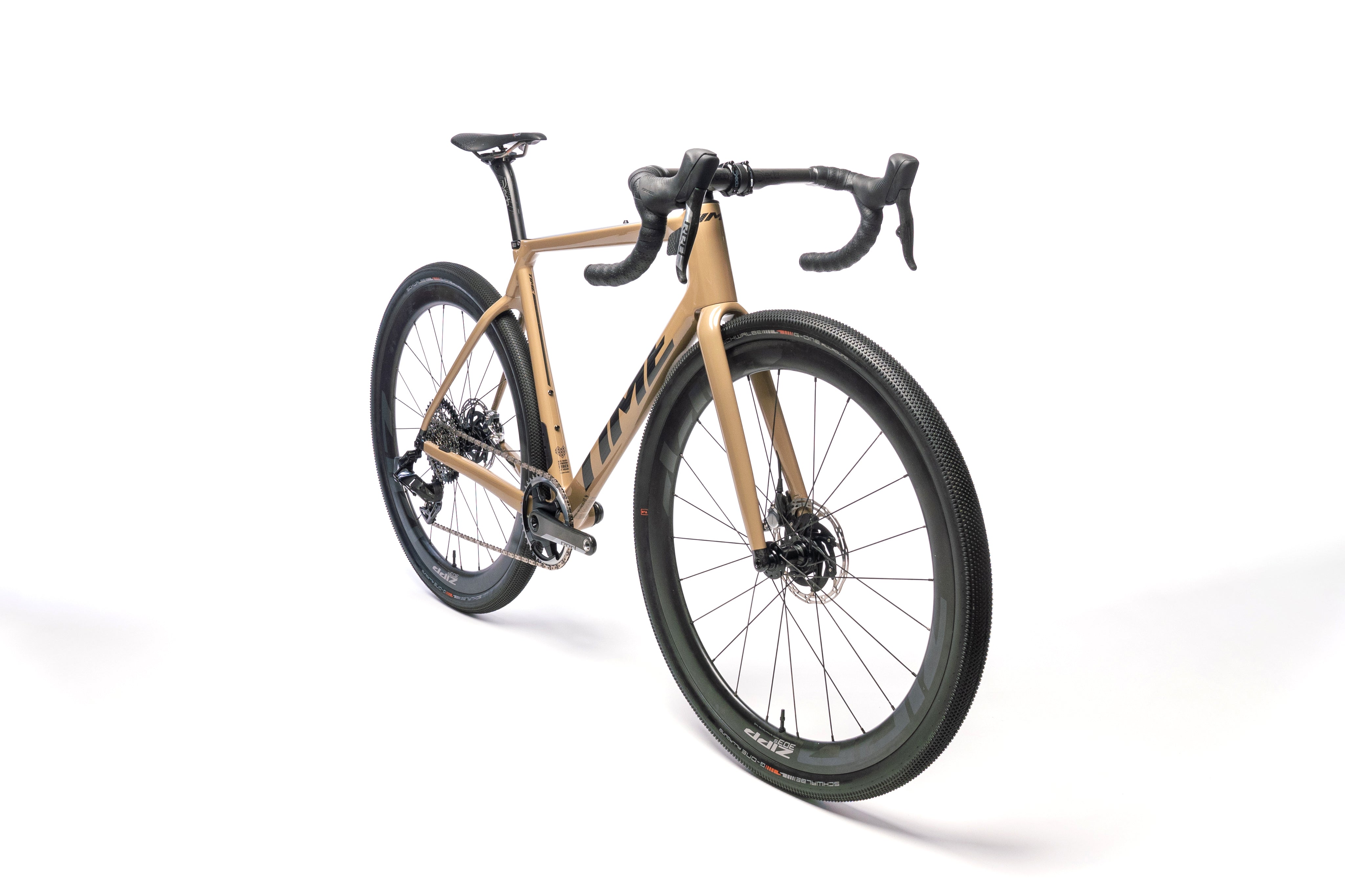 TIME Alpe d’Huez 45 allroad gravel ramme sideprofil – høy dekklaring og racing geometri