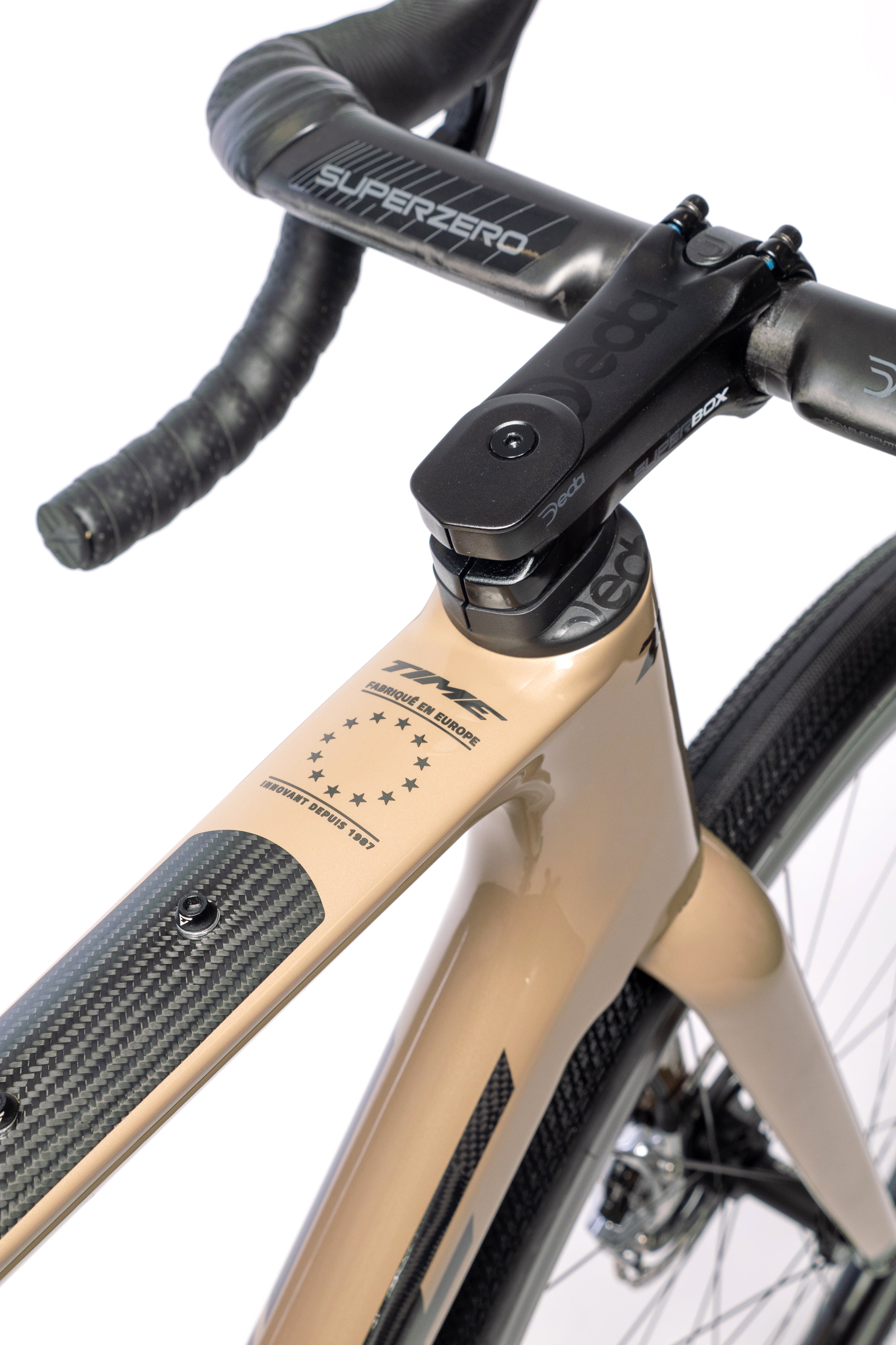 TIME Alpe d’Huez 45 allroad gravel ramme sideprofil – høy dekklaring og racing geometri