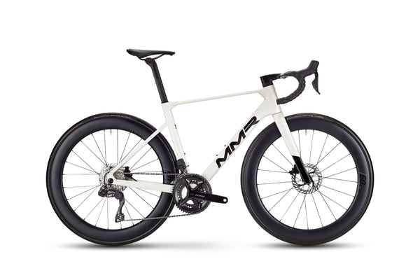 MMR Aelion 30 landeveissykkel i fargen Chalk White – Shimano 105 Di2 2x12
