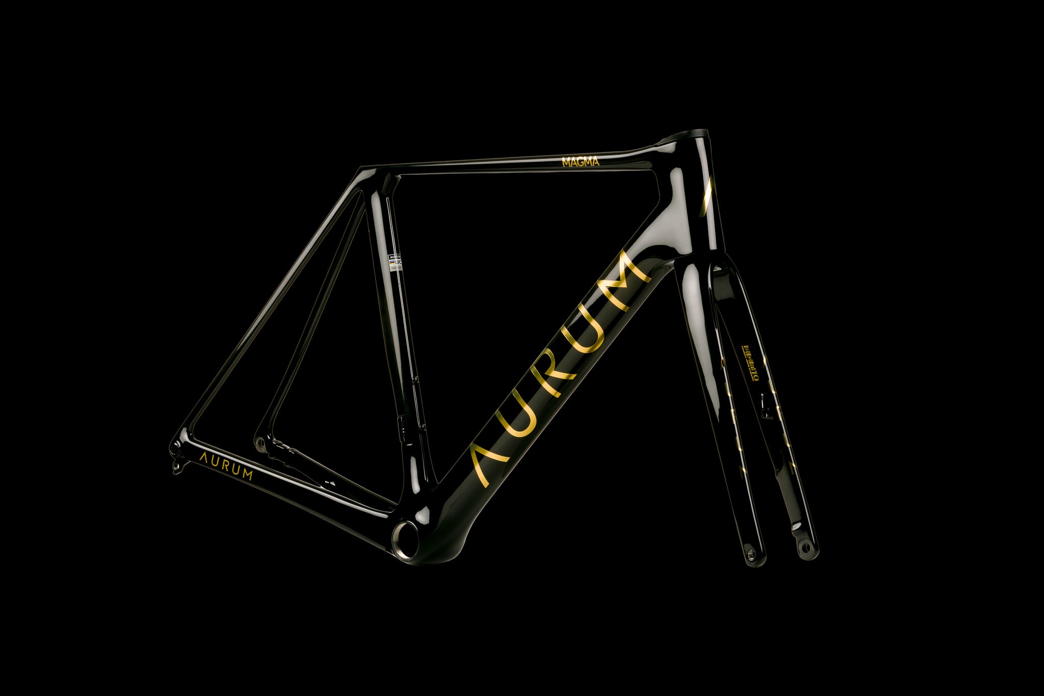 AURUM Magma aero landeveis karbonframeset – Carbon Gloss