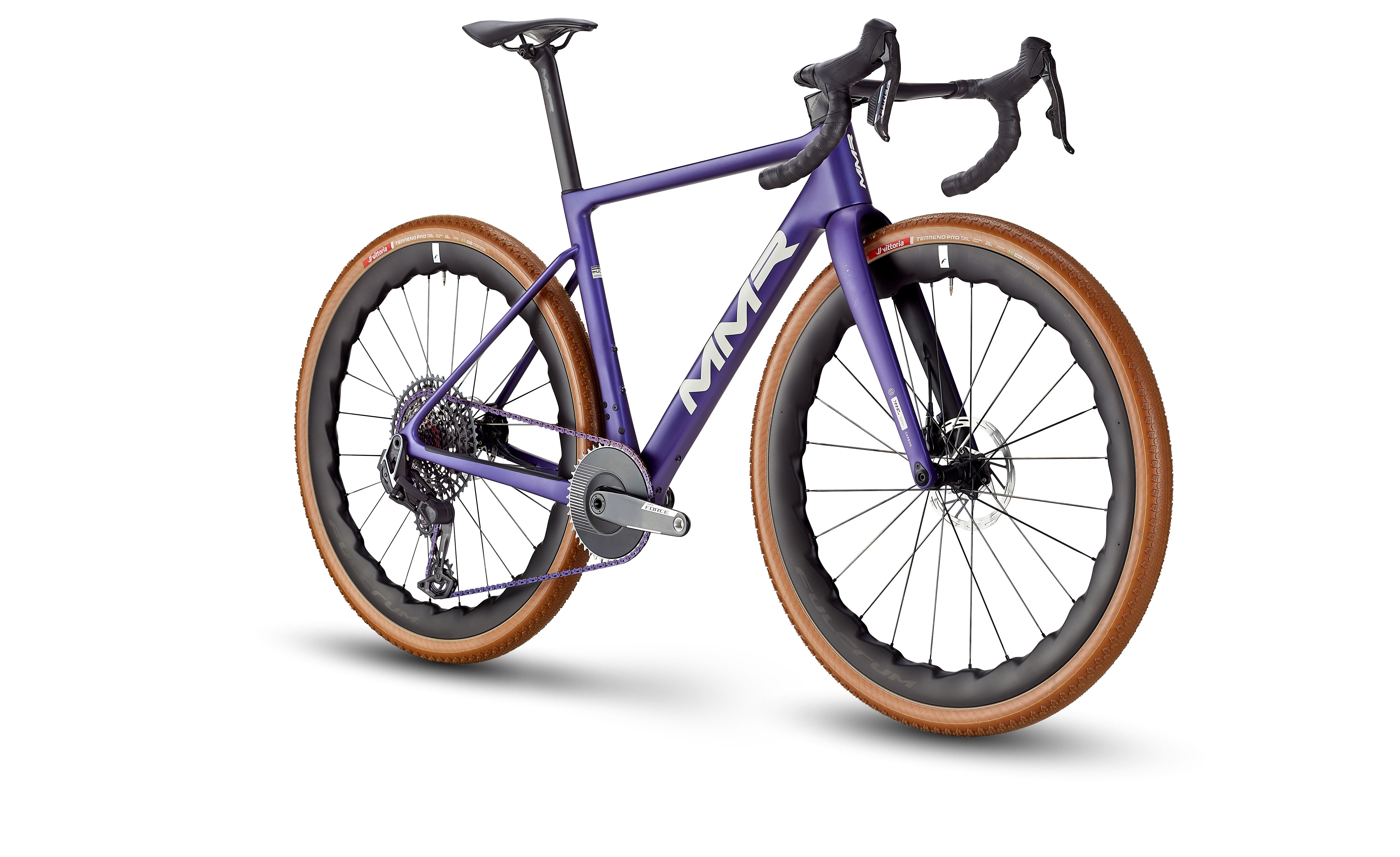 MMR SIMUN 10 Electric Purple gravelsykkel med SRAM Force AXS og Fulcrum Sonic GR hjul