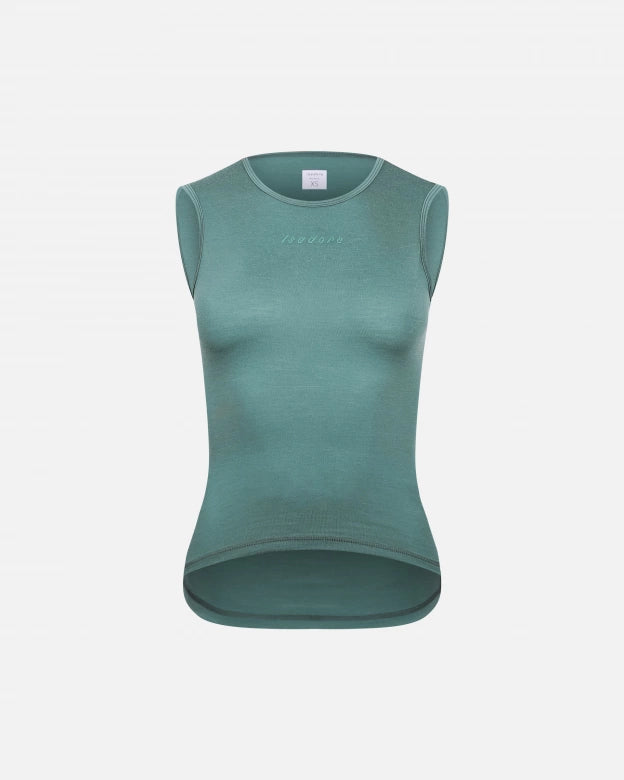 Women's Merino Sleeveless Baselayer Smoke Pine XXS