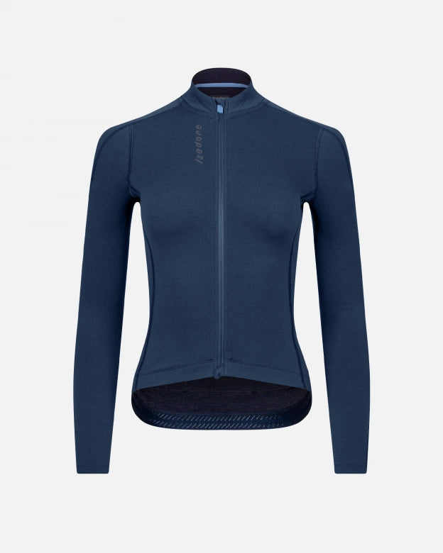 Women's Signature Merino Tech Long Sleeve Jersey Blueberry XXS