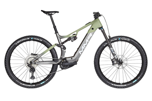 MMR Quercus 150 10 elterrengsykkel i fargen Wasabi – Bosch CX Gen5, Shimano XT 1x12