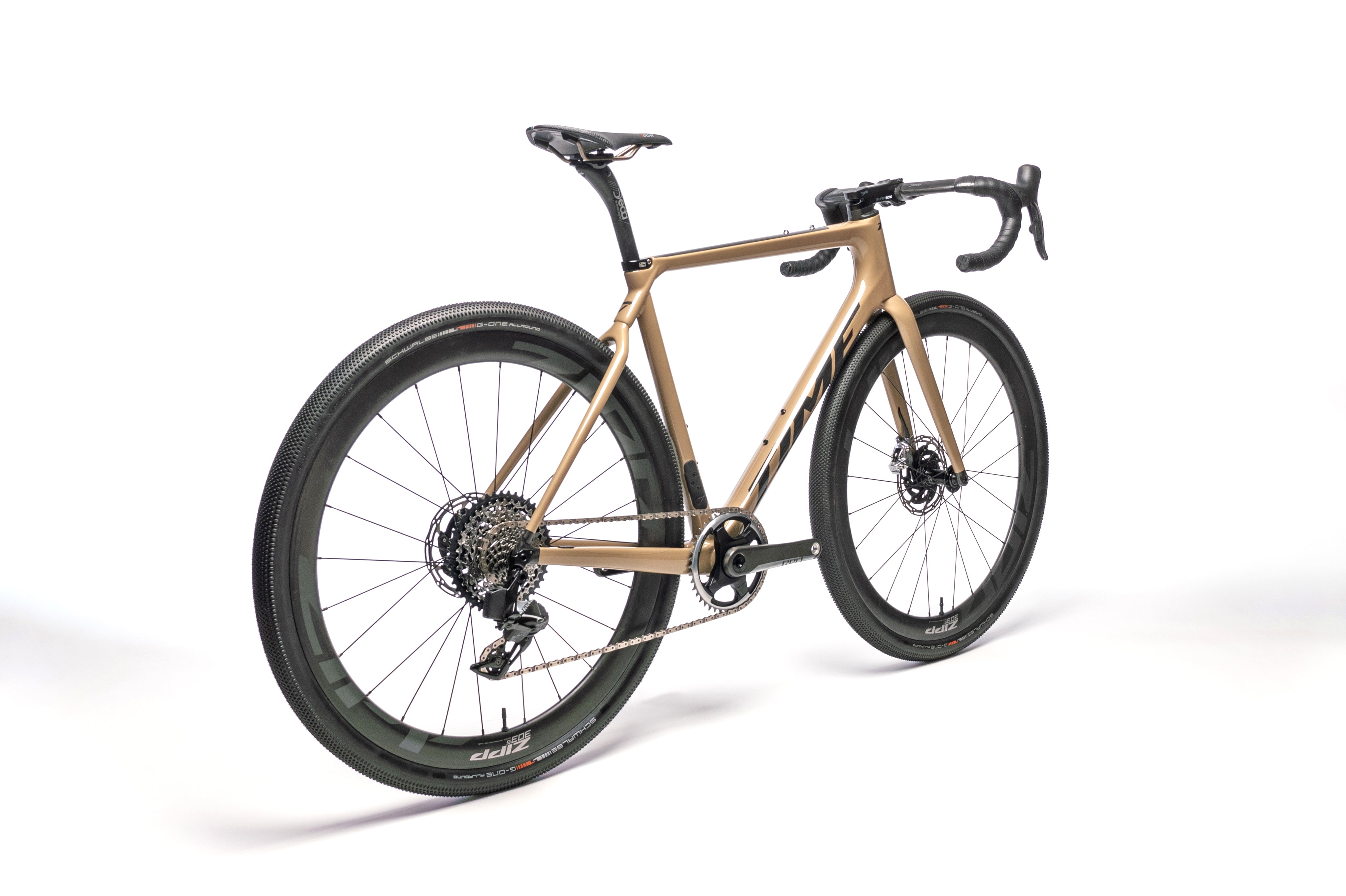 TIME Alpe d’Huez 45 allroad gravel ramme sideprofil – høy dekklaring og racing geometri