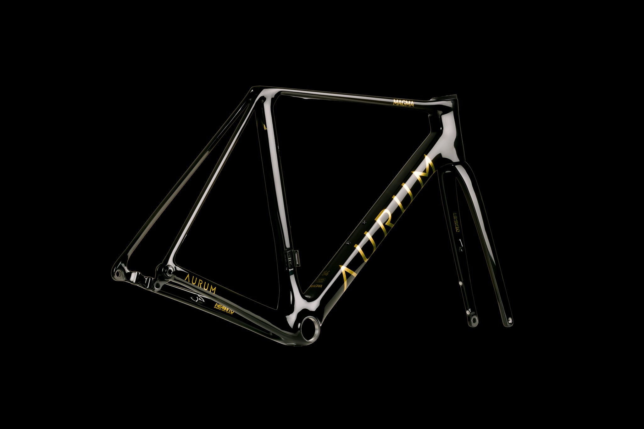 AURUM Magma aero landeveis karbonframeset – Carbon Gloss