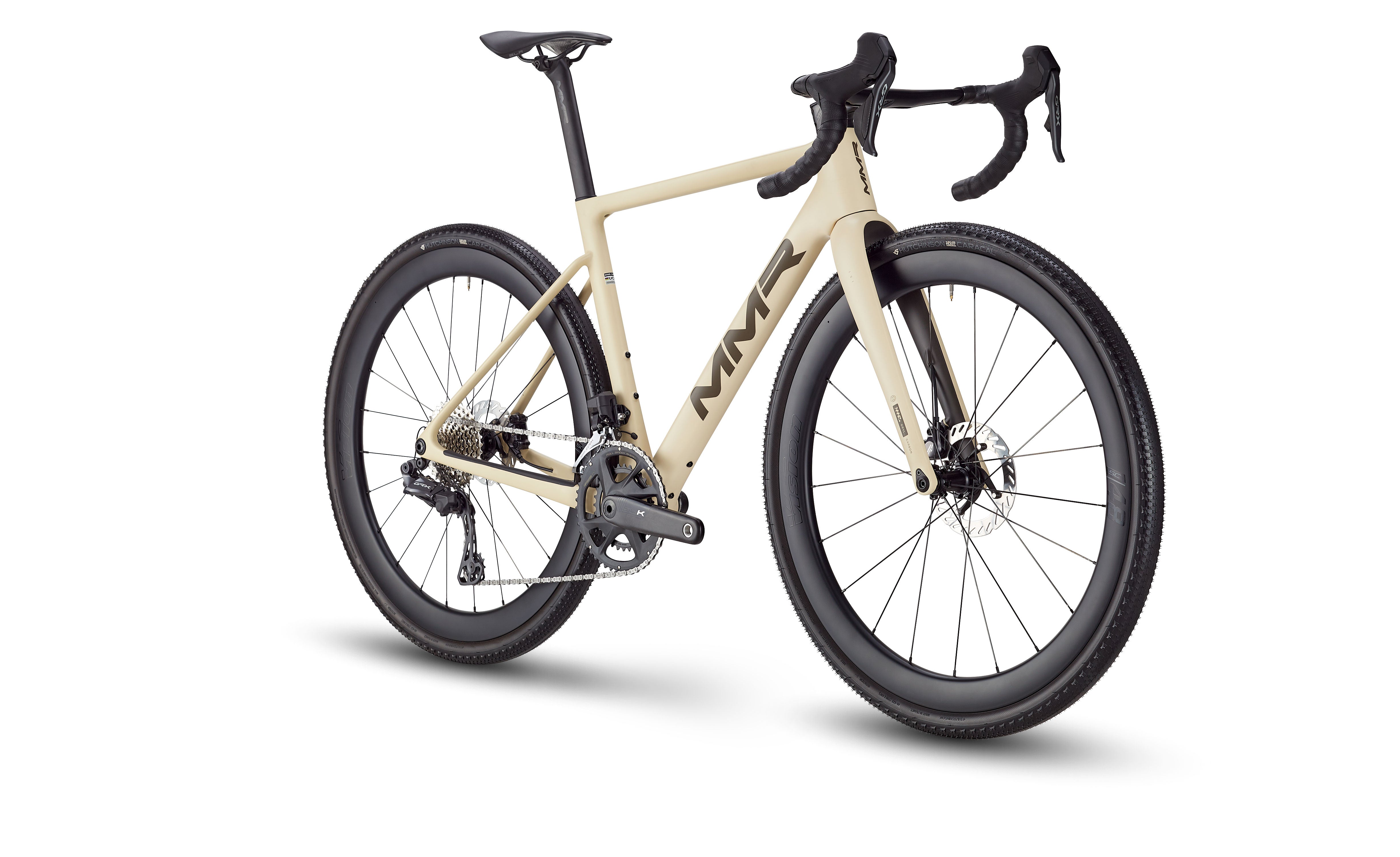 MMR SIMUN 30 i Soft Beige – karbon gravel sykkel med GRX Di2 2x drivverk