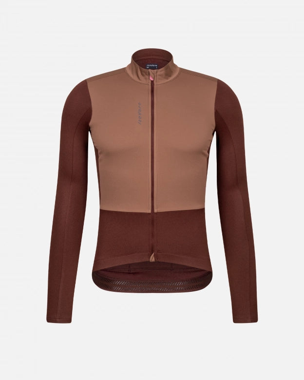 Signature Wind Block Long Sleeve Jersey Bitter Chocolate XXXL