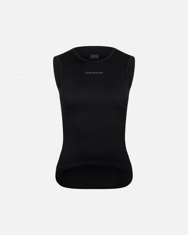 Women's Merino Sleeveless Baselayer Black XXS